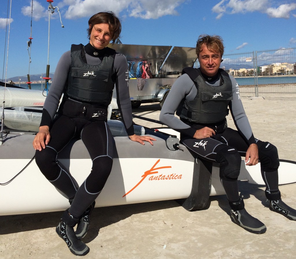 Lorenzo Bressani e Giovanna Micol ufficializzano la loro campagna olimpica in Nacra 17: obiettivo Rio 2016 con il Fantastica Sailing Team