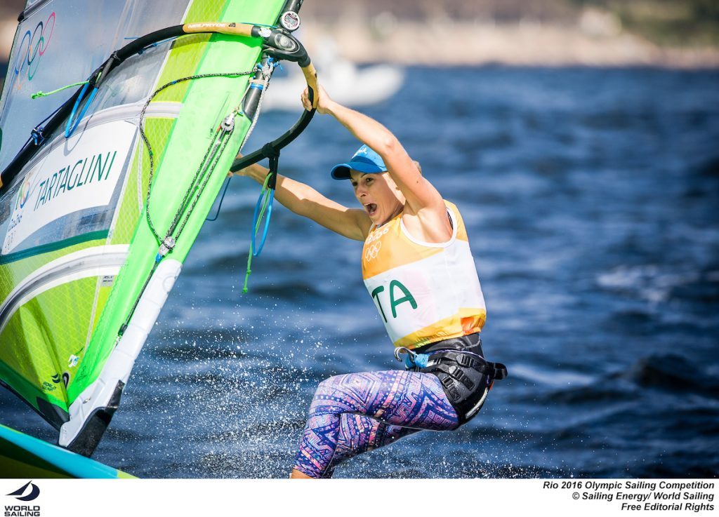 Flavia Tartaglini si giocherà domenica le sue chance di Oro olimpico. Foto Sailing Energy