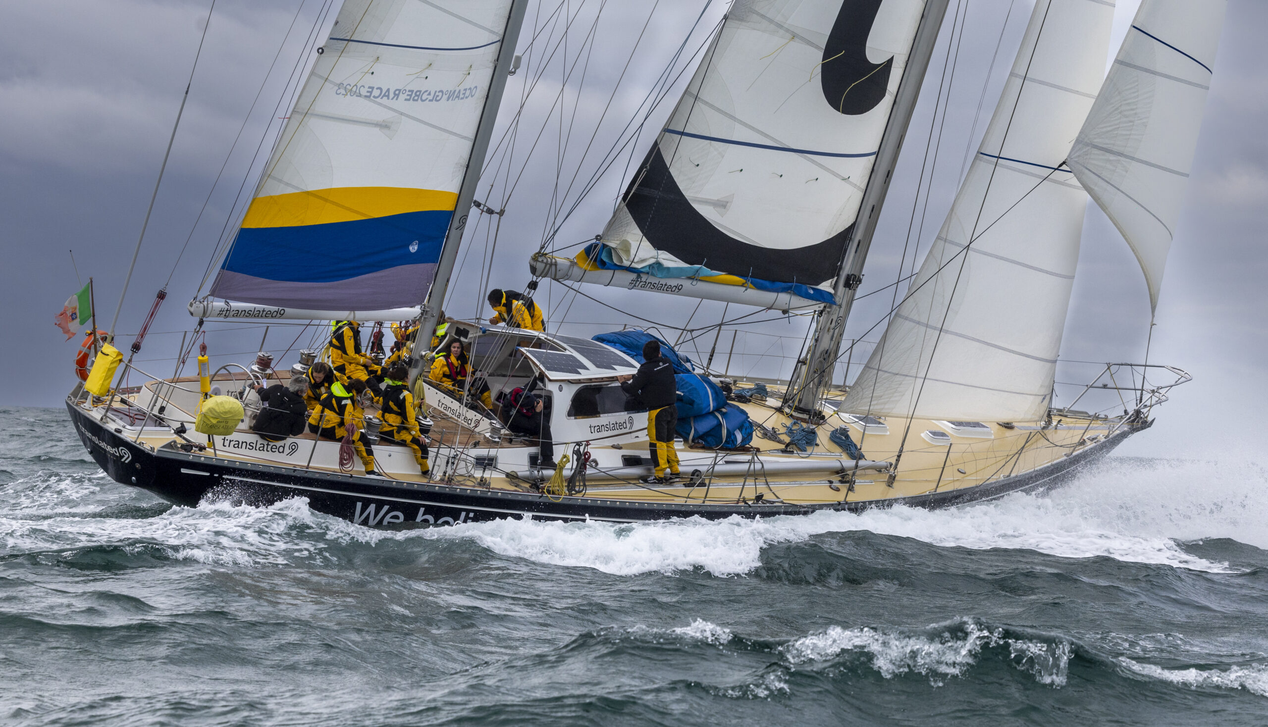 Ocean Globe Race: Translated 9 al via della quarta tappa con Nico Malingri nuovo co-skipper